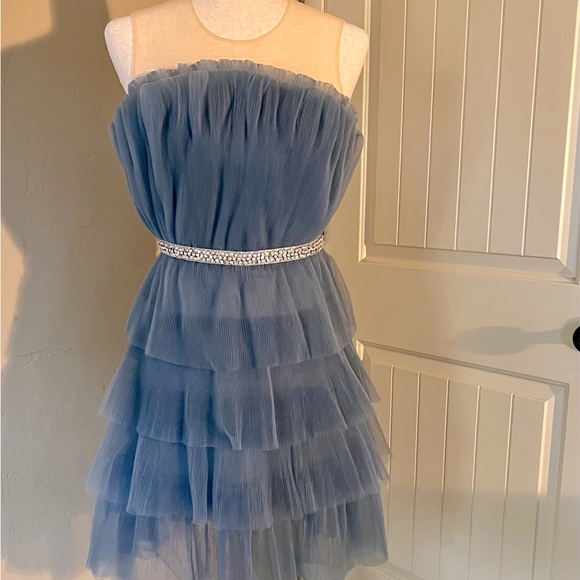 NWT Soft Blue Tulle Formal Dress from Endless Rose- Size XS - Picture 2 of 5